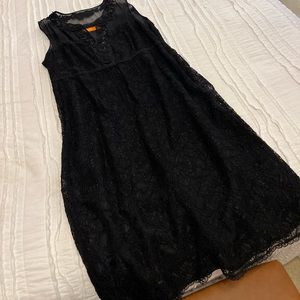 Cynthia Steffe Black Lace Cocktail Dress
